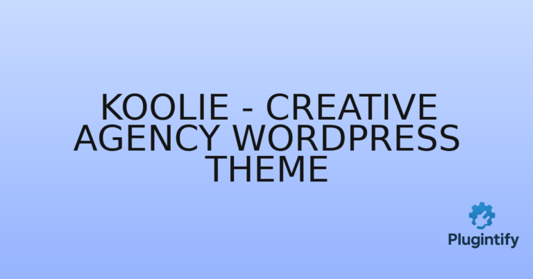 Read more about the article koolie – Creative Agency WordPress Theme