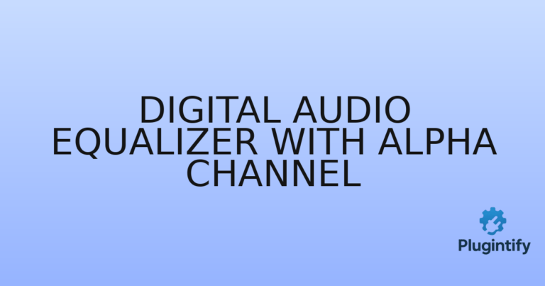 Read more about the article Digital Audio Equalizer with Alpha Channel