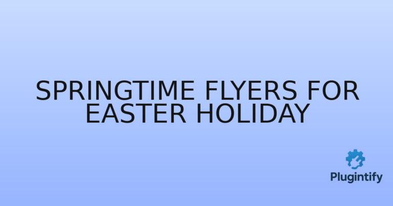 Read more about the article Springtime Flyers for Easter Holiday