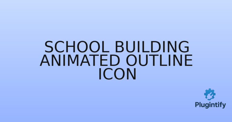 Read more about the article School Building Animated Outline Icon