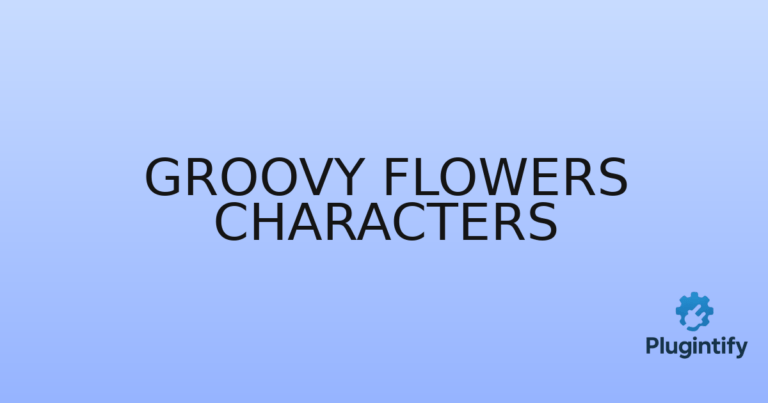 Read more about the article Groovy Flowers Characters