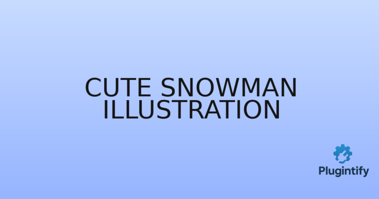 Read more about the article Cute Snowman Illustration