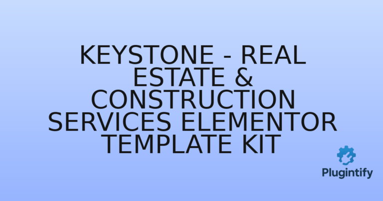 Read more about the article KeyStone – Real Estate & Construction Services Elementor Template Kit