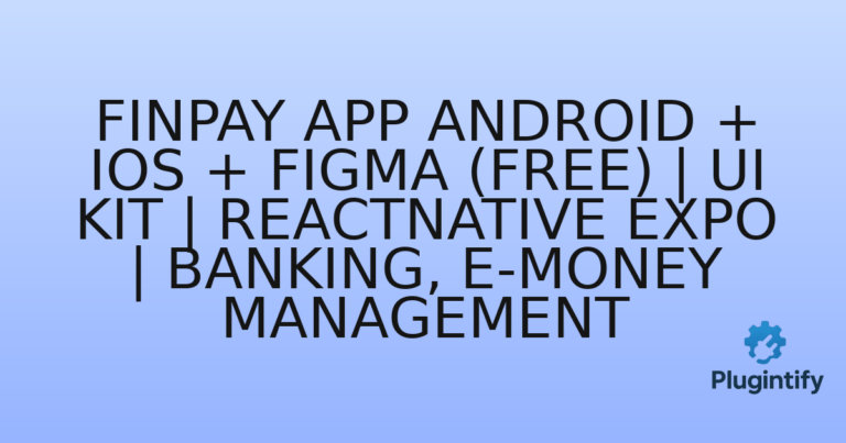 Read more about the article FinPay App ANDROID + IOS + FIGMA (FREE) | UI Kit | ReactNative Expo | Banking, E-Money Management