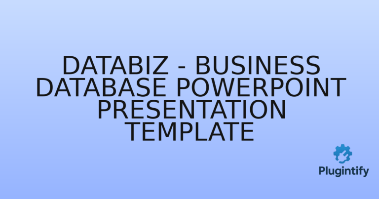 Read more about the article Databiz – Business Database PowerPoint Presentation Template
