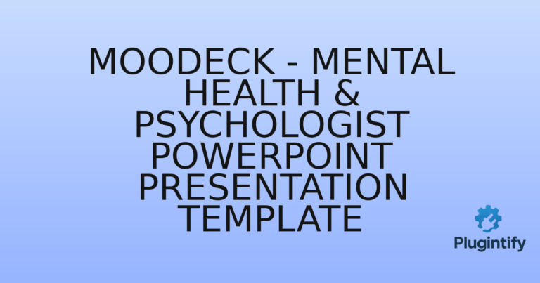 Read more about the article Moodeck – Mental Health & Psychologist PowerPoint Presentation Template