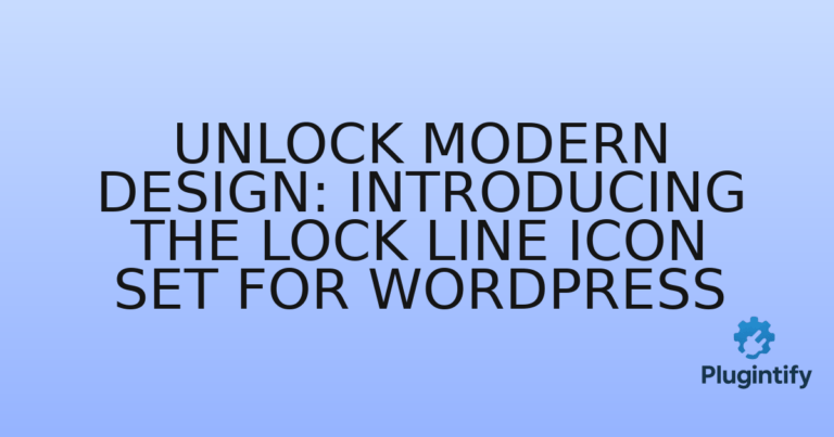 Read more about the article Unlock Modern Design: Introducing the Lock Line Icon Set for WordPress