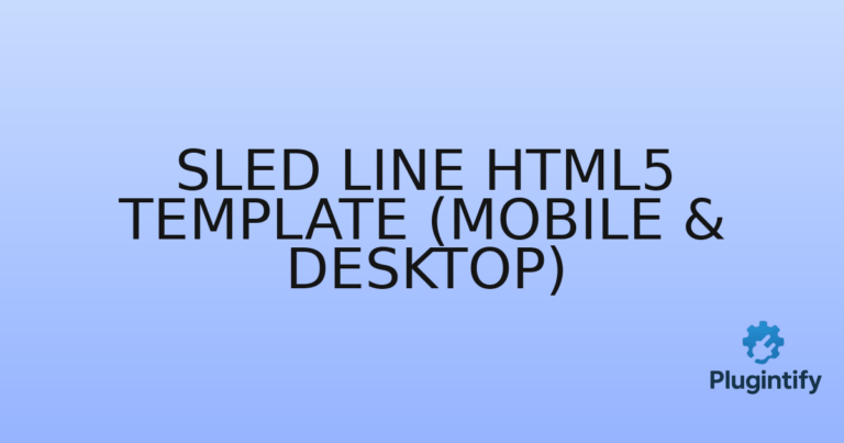 Read more about the article Sled Line html5 Template (Mobile & Desktop)