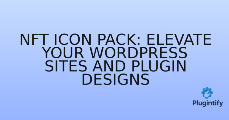 Read more about the article NFT Icon Pack: Elevate Your WordPress Sites and Plugin Designs