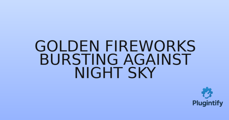Read more about the article Golden Fireworks Bursting Against Night Sky