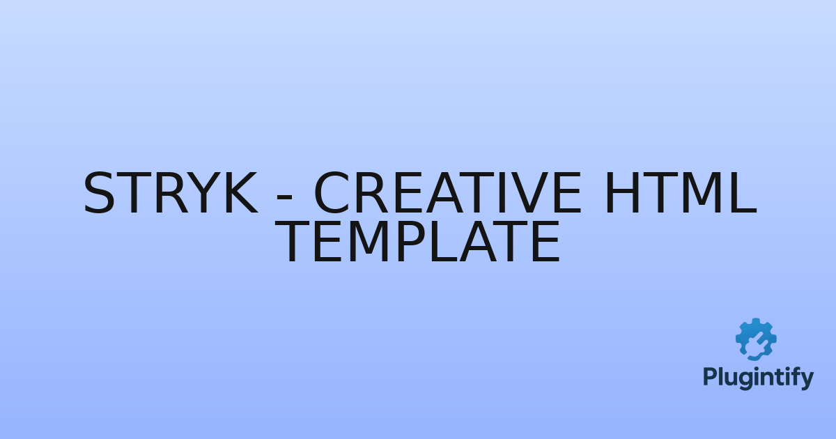 You are currently viewing Stryk – Creative HTML Template