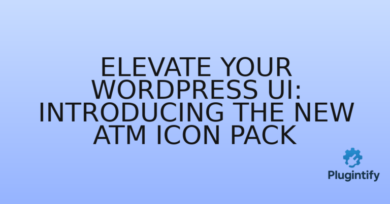 Read more about the article Elevate Your WordPress UI: Introducing the New Atm Icon Pack