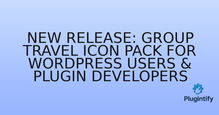Read more about the article New Release: Group Travel Icon Pack for WordPress Users & Plugin Developers