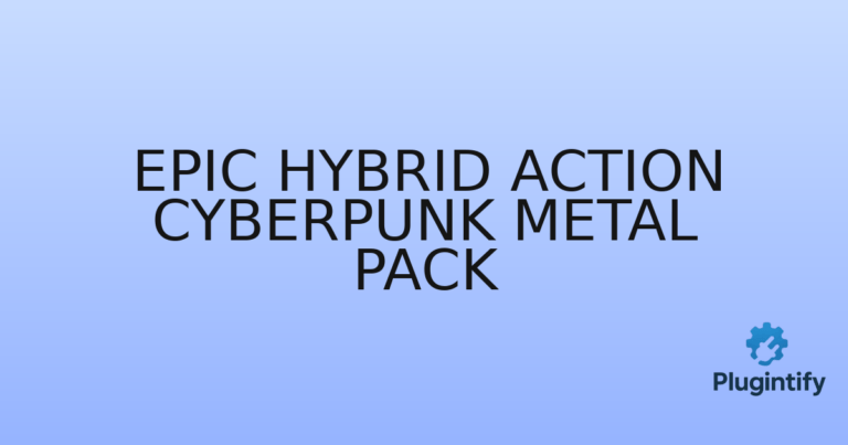 Read more about the article Epic Hybrid Action Cyberpunk Metal Pack