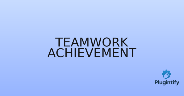 Read more about the article Teamwork Achievement