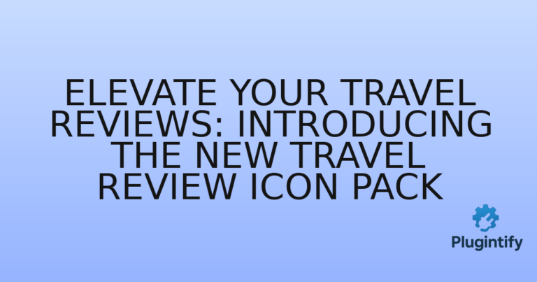 Read more about the article Elevate Your Travel Reviews: Introducing the New Travel Review Icon Pack