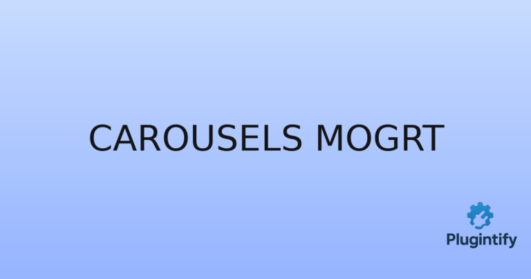 Read more about the article Carousels MOGRT