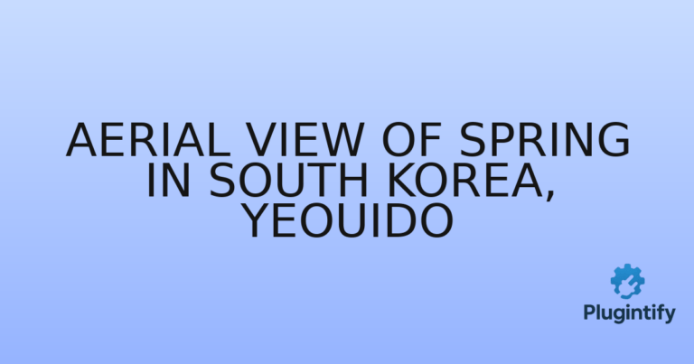 Read more about the article Aerial View of Spring in South Korea, Yeouido
