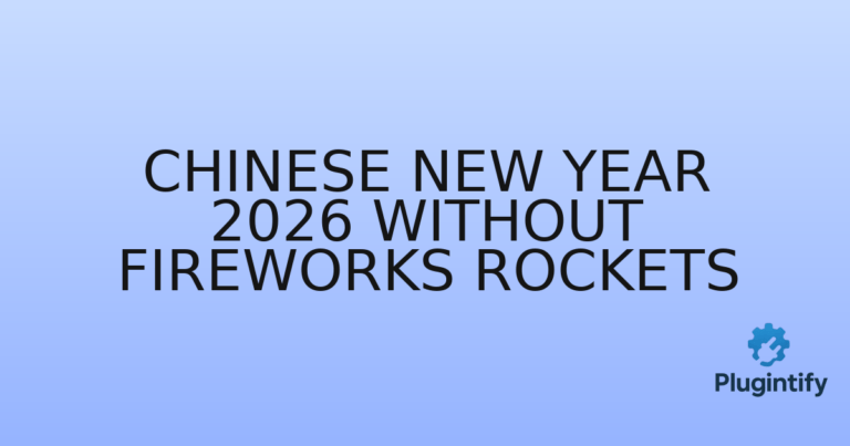 Read more about the article Chinese new year 2026 Without Fireworks Rockets