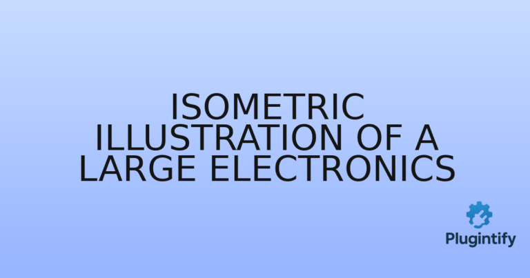 Read more about the article Isometric Illustration of a Large Electronics