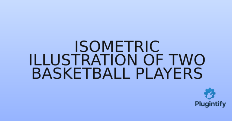 Read more about the article Isometric Illustration of Two Basketball Players