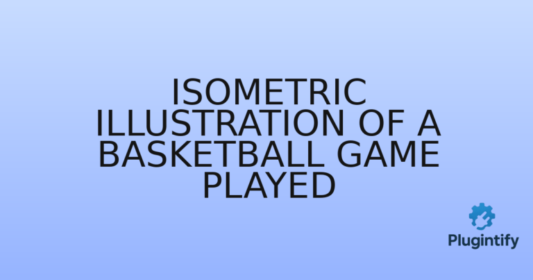 Read more about the article Isometric Illustration of a Basketball Game Played