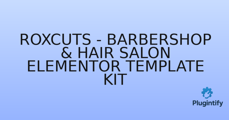 Read more about the article Roxcuts – Barbershop & Hair Salon Elementor Template Kit