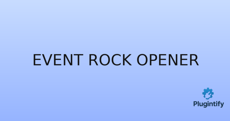 Read more about the article Event Rock Opener