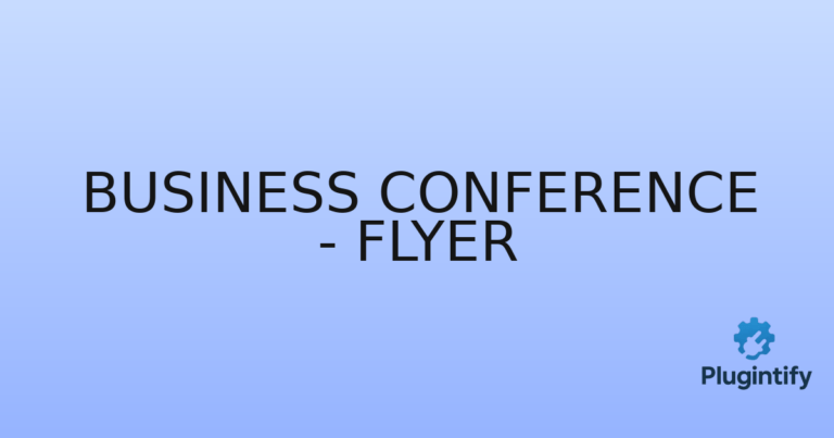 Read more about the article Business Conference – Flyer