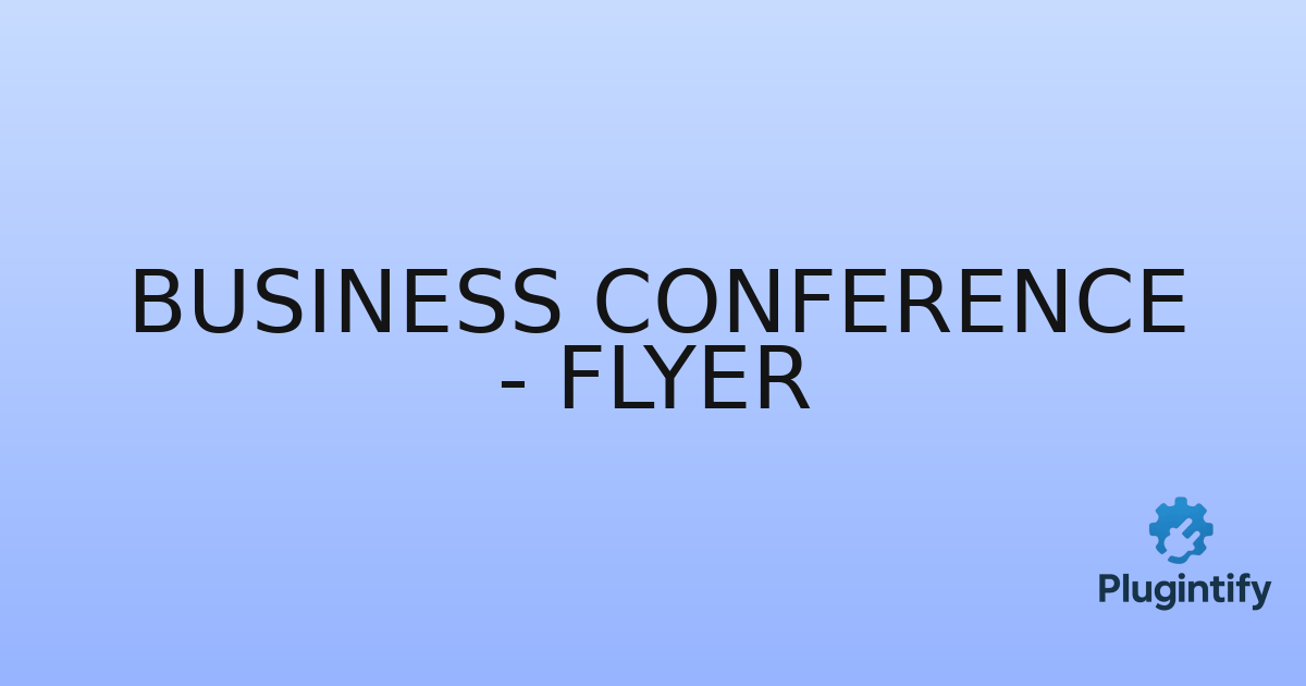 You are currently viewing Business Conference – Flyer