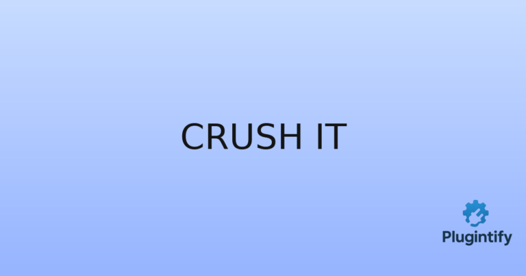 Read more about the article Crush It