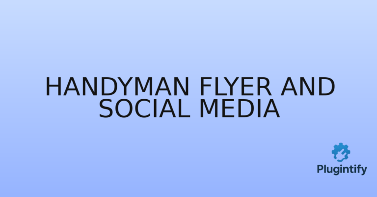 Read more about the article Handyman Flyer and Social Media