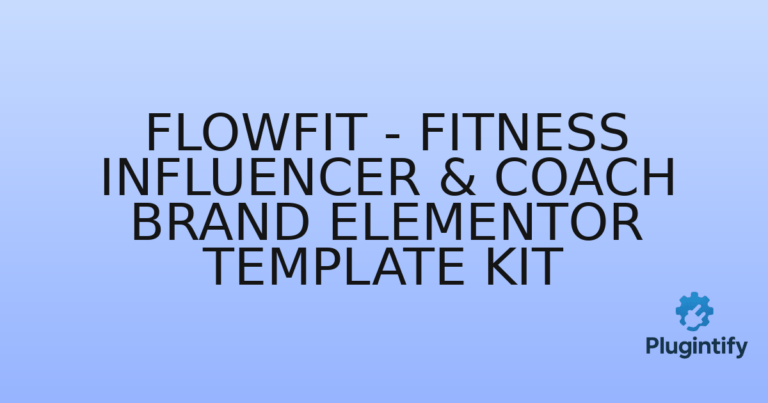 Read more about the article Flowfit – Fitness Influencer & Coach Brand Elementor Template Kit