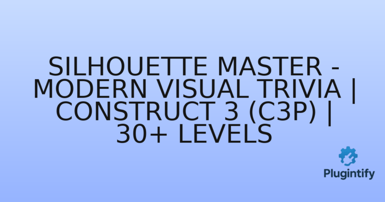 Read more about the article Silhouette Master – Modern Visual Trivia | Construct 3 (c3p) | 30+ Levels