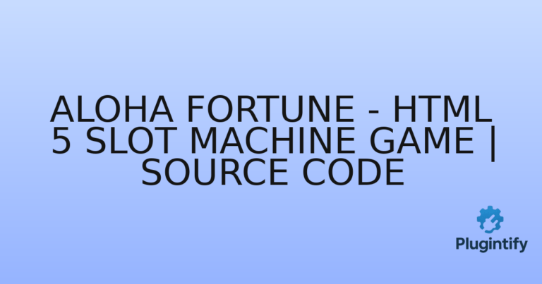 Read more about the article Aloha Fortune – HTML 5 Slot Machine Game | Source Code
