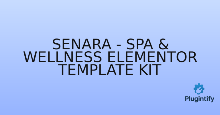 Read more about the article Senara – Spa & Wellness Elementor Template Kit