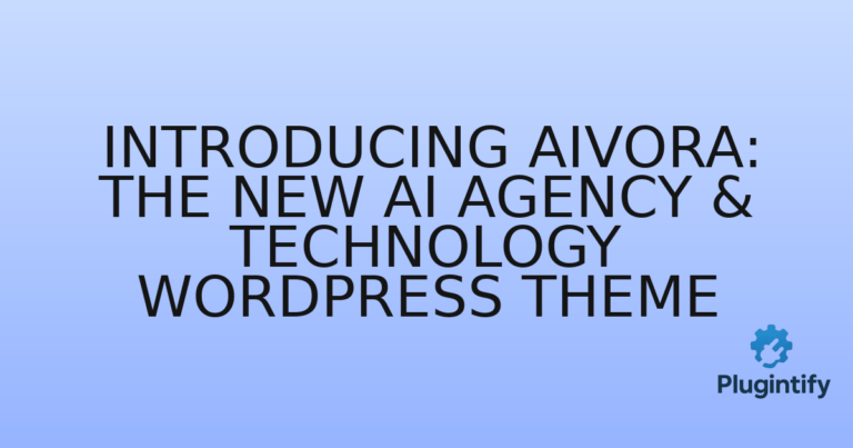 Read more about the article Introducing Aivora: The New AI Agency & Technology WordPress Theme