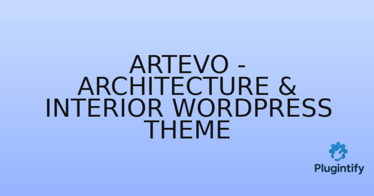 Read more about the article Artevo – Architecture & Interior WordPress Theme