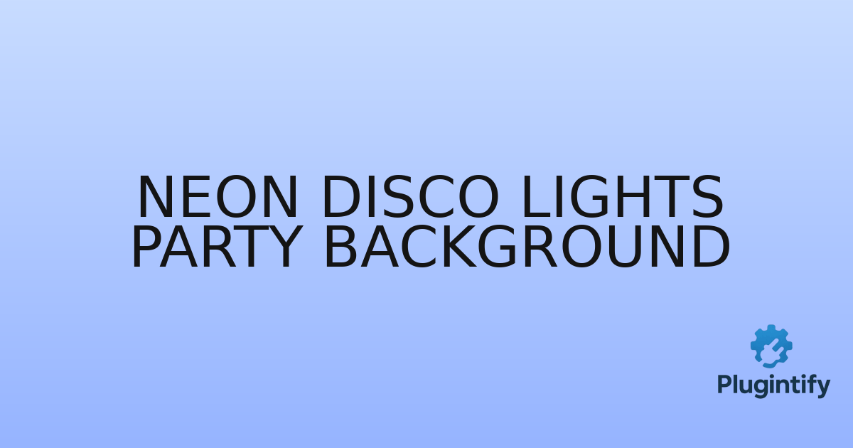 You are currently viewing Neon Disco Lights Party Background