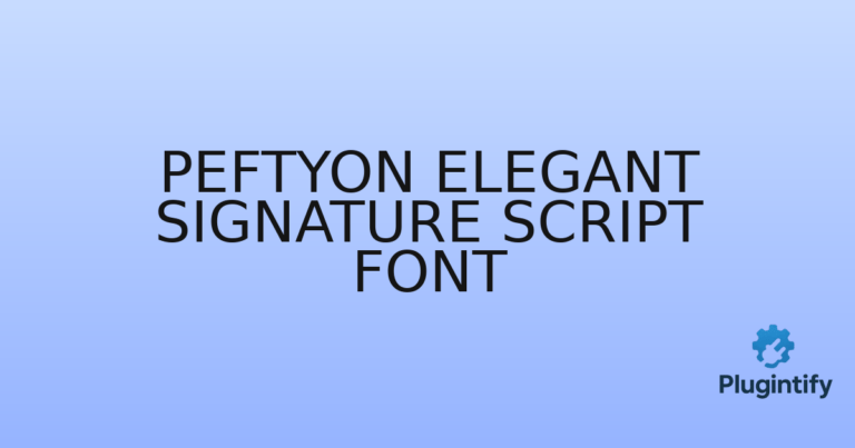 Read more about the article Peftyon Elegant Signature Script Font