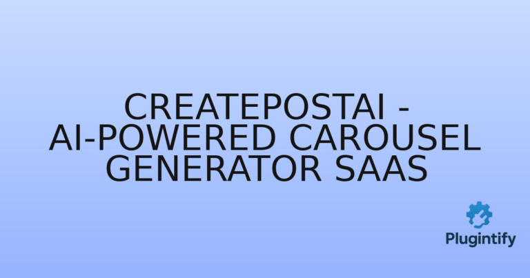 Read more about the article CreatePostAi – AI-Powered Carousel Generator SaaS