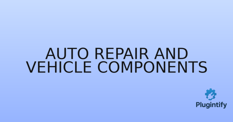 Read more about the article Auto Repair and Vehicle Components