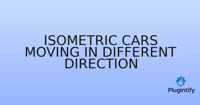 Read more about the article Isometric Cars Moving in Different Direction
