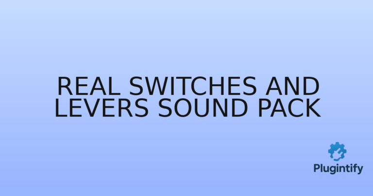 Read more about the article Real Switches and Levers Sound Pack