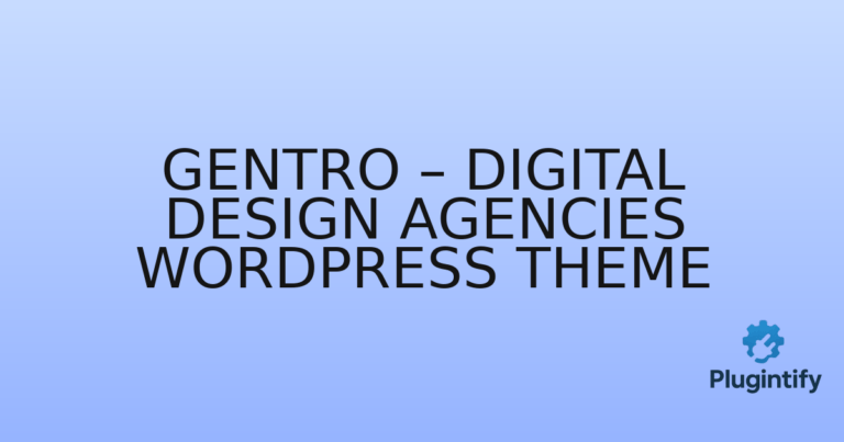 Read more about the article Gentro – Digital Design Agencies WordPress Theme