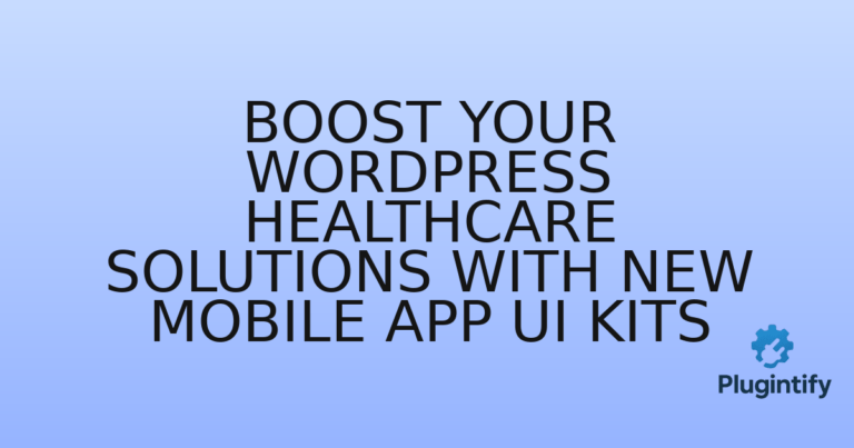 Read more about the article Boost Your WordPress Healthcare Solutions with New Mobile App UI Kits