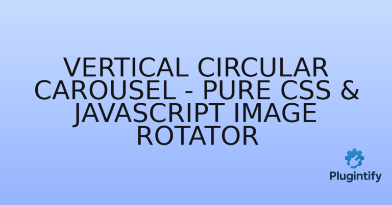Read more about the article Vertical Circular Carousel – Pure CSS & JavaScript Image Rotator