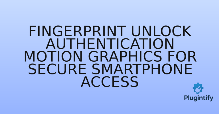 Read more about the article Fingerprint Unlock Authentication Motion Graphics for Secure Smartphone Access