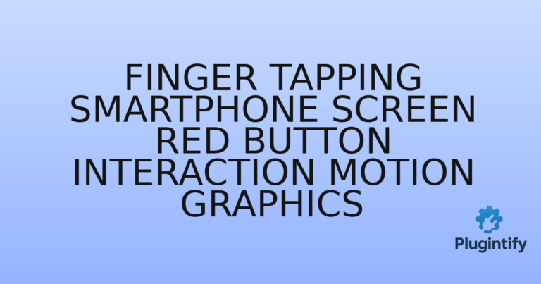 Read more about the article Finger Tapping Smartphone Screen Red Button Interaction Motion Graphics