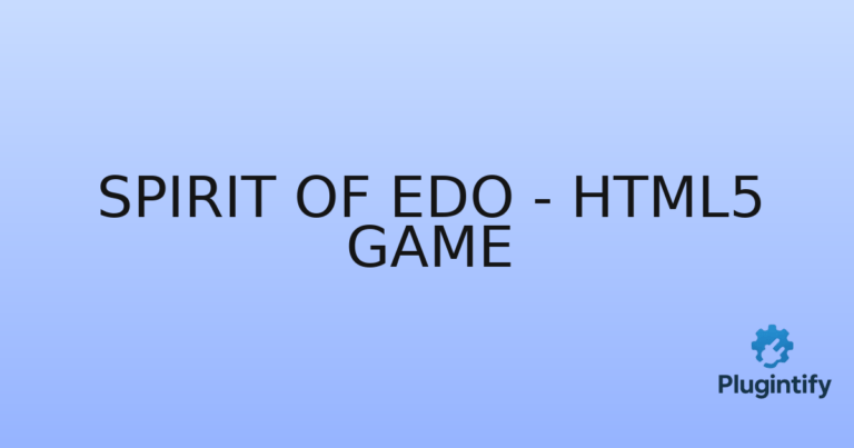 Read more about the article Spirit of Edo – HTML5 Game